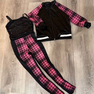 Weissman 12031 The Greatest Black and Pink Kids Hiphop Costume